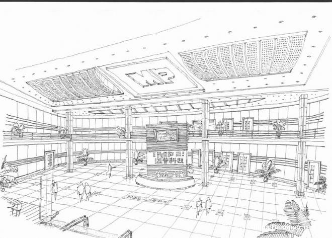 迈普科技办公大楼前厅-arjan的设计师家园-2480