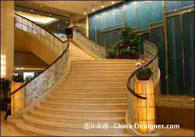 酒店弧形楼梯-加拿大长城国际(北京)设计公司的设计师家园-商场