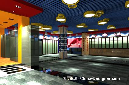 《汽车装饰店效果图》-设计师:四川省攀枝花市东南大学建筑设计院老师图片