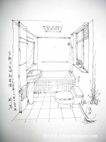 浴室效果图-杨瑜琴的设计师家园-其他