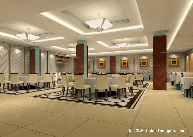 员工餐厅效果图-宋杨的设计师家园-餐饮酒吧