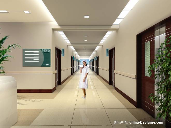 病房走道-邓鑫的设计师家园-医院