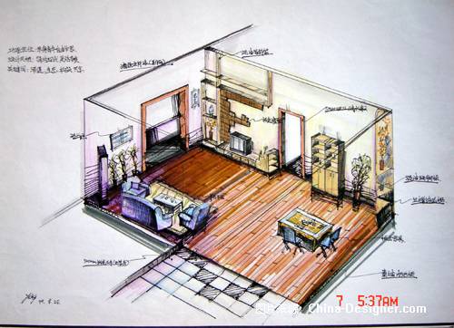 室内设计cad古建设计图图片