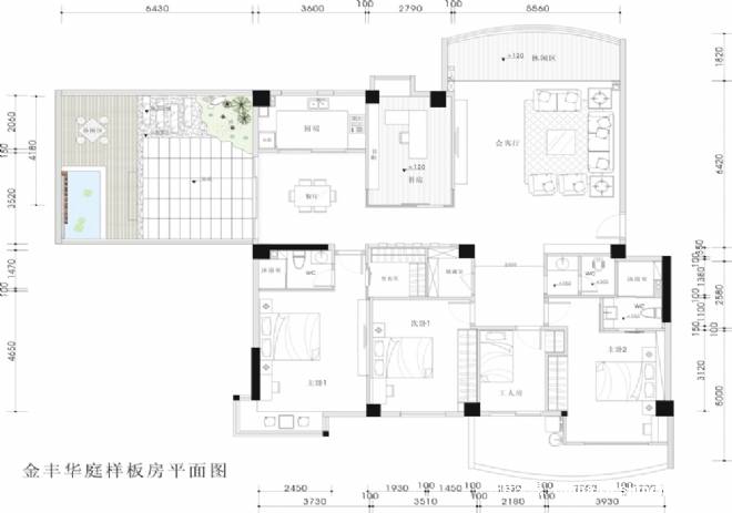金丰华庭样品房-李增辉的设计师家园-温馨,酷家,现代