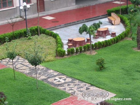 宝鸡市凤县国税局庭院绿化-李卫东的设计师家园-绿色,田园