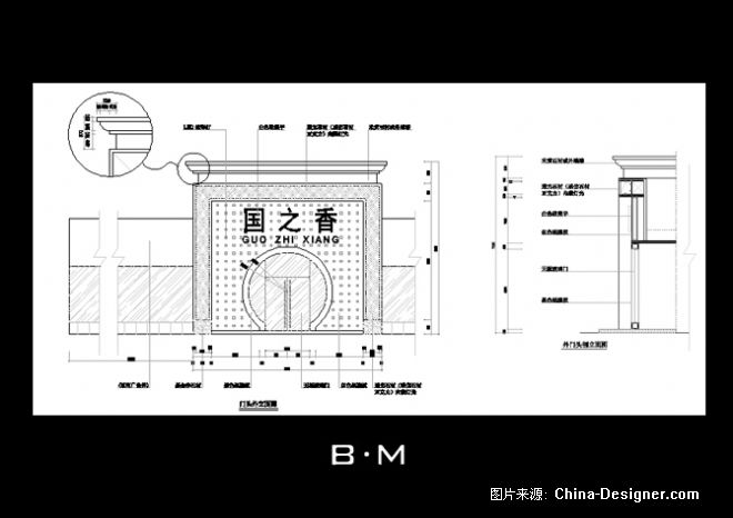 门头外立面图