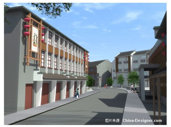 沿街立面改造透视图四(b-9,a-6)