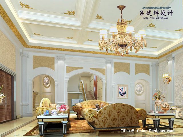 深圳怡景独栋别墅欧式建筑及室内设计手稿建筑及室内设计篇-吕延辉的