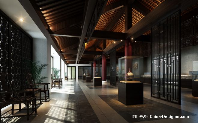 汉风艺术文化会所-张俊的设计师家园-中式