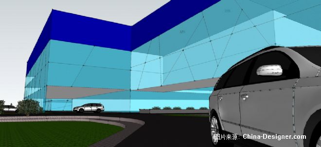 海江作品：小型汽车城整体规划-池海江的设计师家园-黑色,办公室