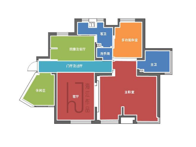 鱼网情深(日式家居)-池海江的设计师家园-日式 白色 黑色 三居