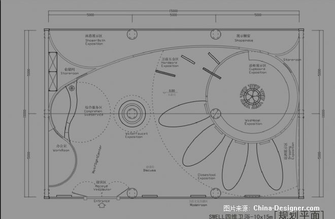 swell四维卫浴终端(展厅)-周玉富的设计师家园-白色