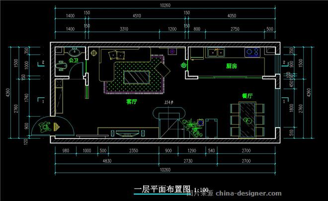 50平住宅改楼中楼设计-兰敏华的设计师家园-复式