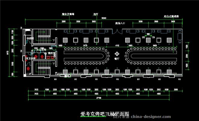 长春爱烤客烤吧-李文的设计师家园-现代,烧烤店