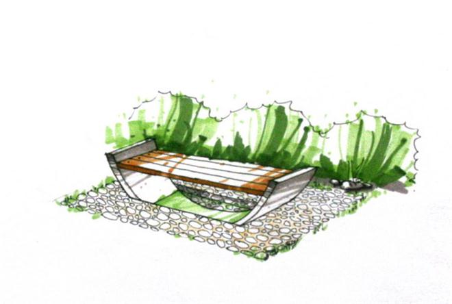 景观设计(手绘)-陈小科的设计师家园-城市绿地