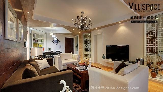 苏州88平米公寓现代奢华实景《尚.静》-巫小伟的设计师家园-二居,新中式