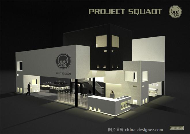 会展设计--squadt玩偶-张瑛的设计师家园-展览空间