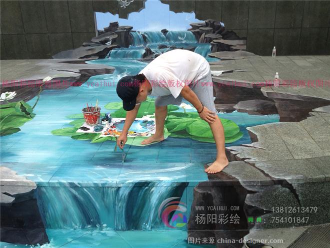 3d地画|3d壁画-三维立体画彩绘-苏州手绘墙的设计师家园-3d地画,3d