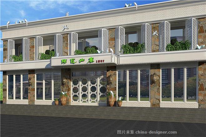 阿瓦山寨外立面2