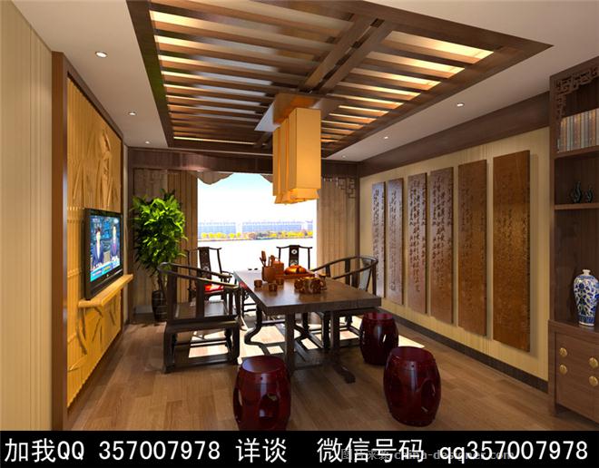 茶楼设计案例效果图-室内设计师93的设计师家园-茶室/茶馆/茶社,酒吧