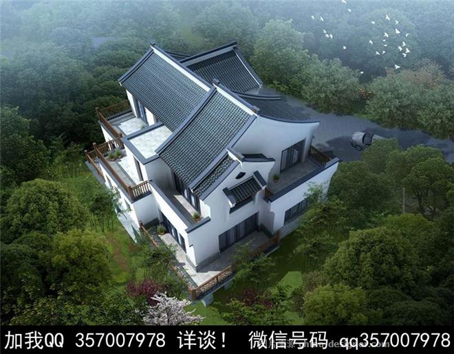新中式,独栋别墅,联排别墅,庄园,空中别墅,叠拼别墅,过道,卧室,客厅