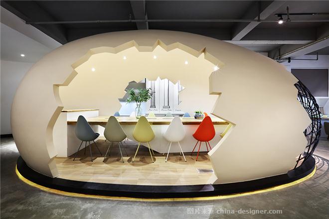 小巨蛋-余颢凌的设计师家园-办公区,现代简约,青春活力,闲静轻松,白色