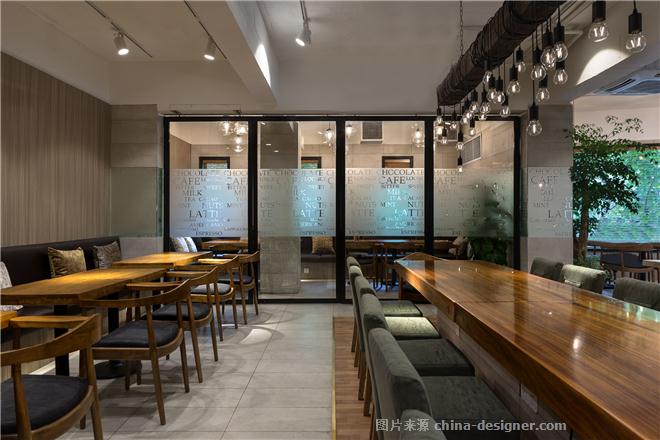 Cravings咖啡旗舰店-祖父江贵的设计师家园-西餐厅,都会风格,闲静轻松,灰色