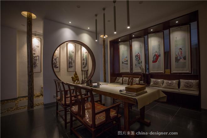 紫风阁私人会所-吴志庆的设计师家园-其他                                                                                                ,娱乐会所,新中式,闲静轻松,棕色,白色