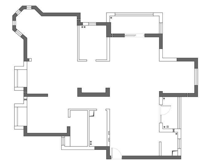 摩登华尔兹-张雯的设计师家园-四居,三居,后现代主义,沉稳庄重,黑色,灰色