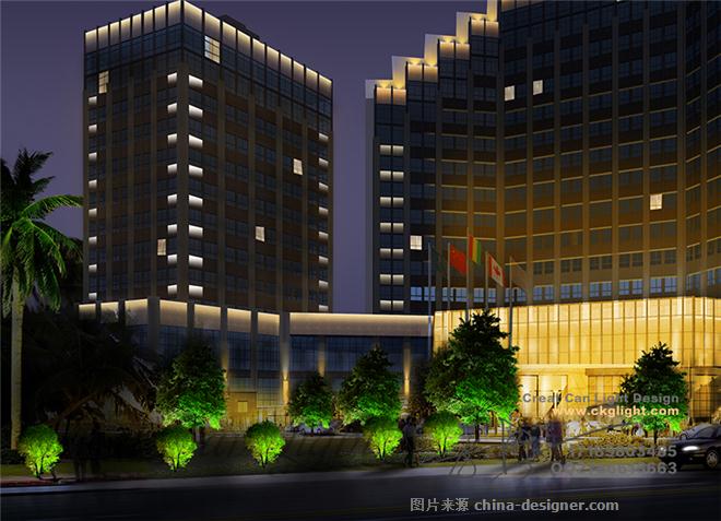 酒店夜景灯光-广州市创可光照明设计有限公司的设计师家园-五星及以上