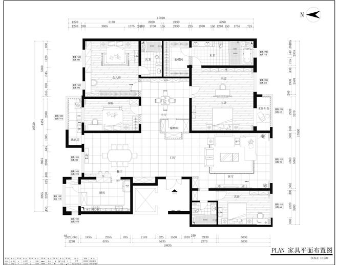 光信国信嘉园350-魏二波的设计师家园-四居,现代简约,简约大气,青春