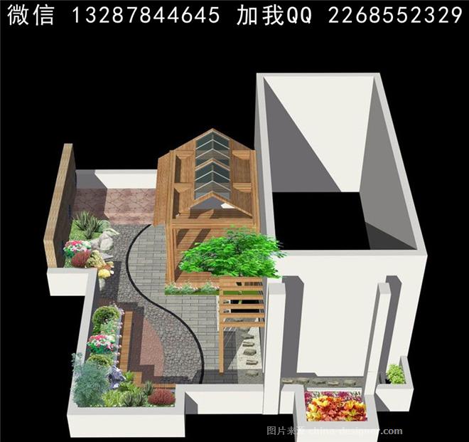 屋顶花园设计案例效果图-室内设计师93的设计师家园-开间,四居,阁楼