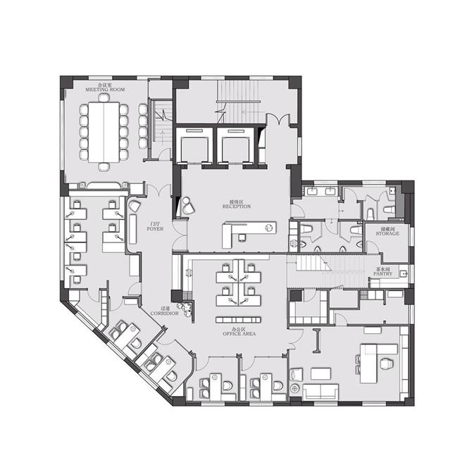 弘昌晟集团办公空间室内设计案-倪益新的设计师家园-其他 ,办公区