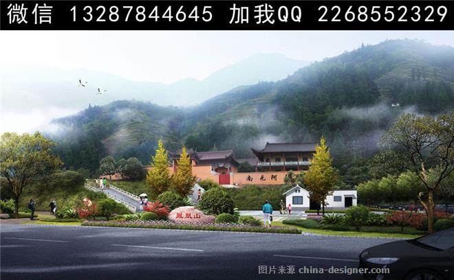 古建寺庙设计案例效果图-室内设计师93的设计师家园-瑜伽/养生会所