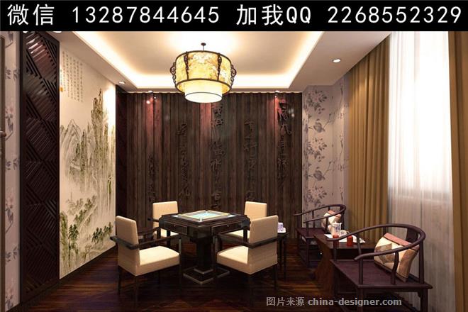夜店,游戏厅/电玩城,新中式,麻将室效果图 效果图 麻将 麻将馆 麻将桌