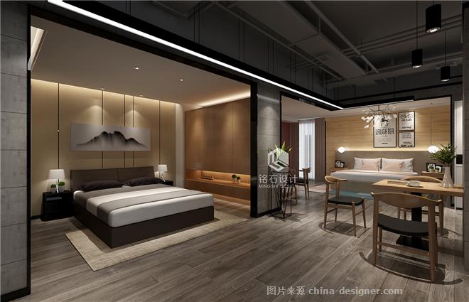 原灰色全屋定制-袁召砾的设计师家园-办公区,后现代主义,工业化,木匠两个圆绘制成同心圆图片