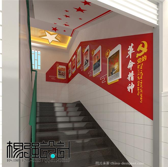 党建文化设计案例-北京禾美装饰设计有限公司的设计师家园-展厅,展位