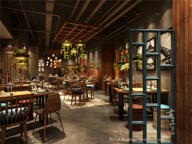 建筑工程有限公司的设计师家园-快餐店,现代简约,成都餐厅装修公司