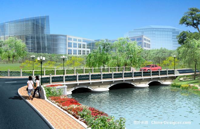 小区车行桥建筑景观方案-李道楷的设计师家园-其他