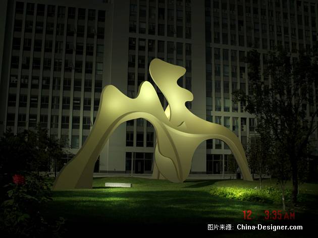 雕塑照明-吴卫国的设计师家园-雕塑照明