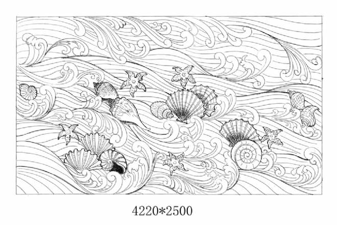 海洋之星砂岩浮雕设计-赵先生的设计师家园-1-5万,白色,温馨,现代