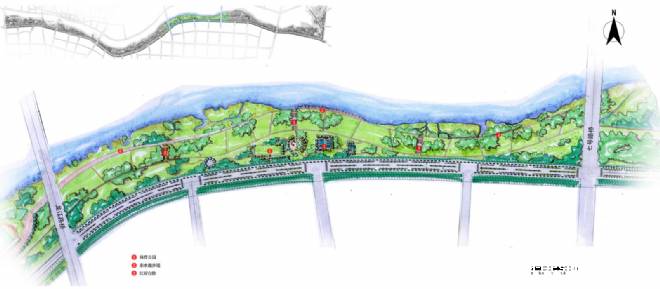 滨江绿带 规划平面图-上海罗朗景观工程设计有限公司的设计师家园