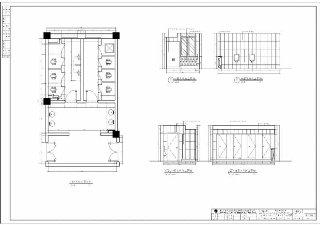 1#卫生间立面图-林岳勤的设计师家园-cad