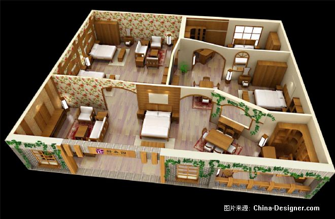 建筑鸟瞰效果图制作-葛先生的设计师家园-建筑效果图制作