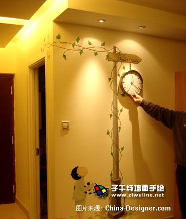 上海沙发背景墙手绘,上海电视背景墙手绘,装饰画,室内软装饰,上海墙体