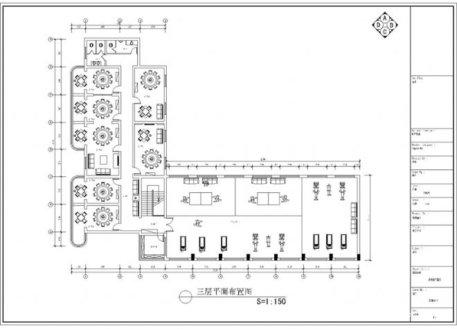 餐厅平面方案布置图-02-杨文晋的设计师家园-现代