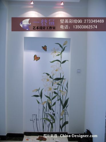 手绘壁画 墙体彩绘-张裕渊的设计师家园-1-5万,餐厅,现代