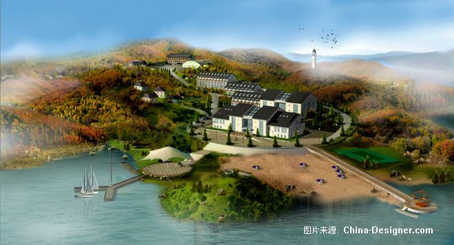 松花湖风景区效果图-艾特·玛纳(北京)建筑环境设计有限公司的设计师