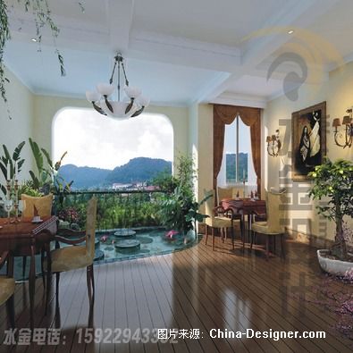 别墅空中花园-水金的设计师家园-别墅样板间设计