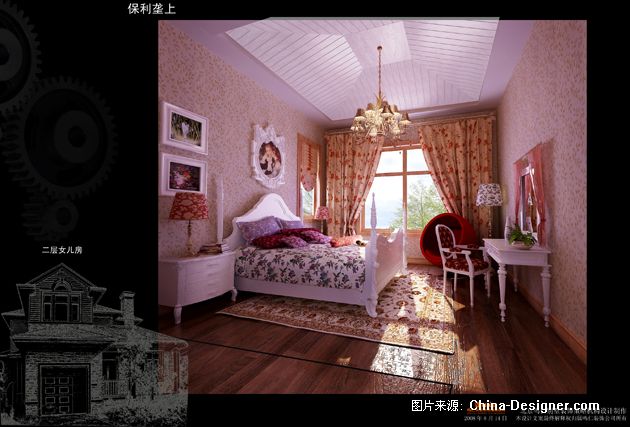 06女儿房 标签:别墅 卧室 紫色 温馨 新古典 奢华 欧式 沉稳